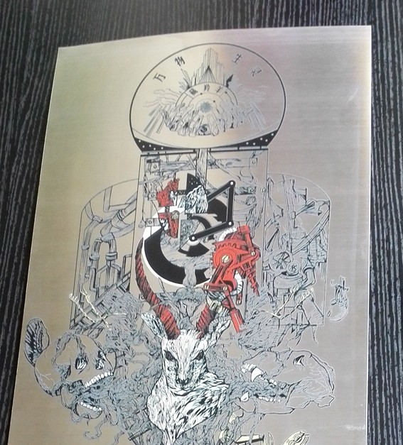 不銹鋼板表面絲印