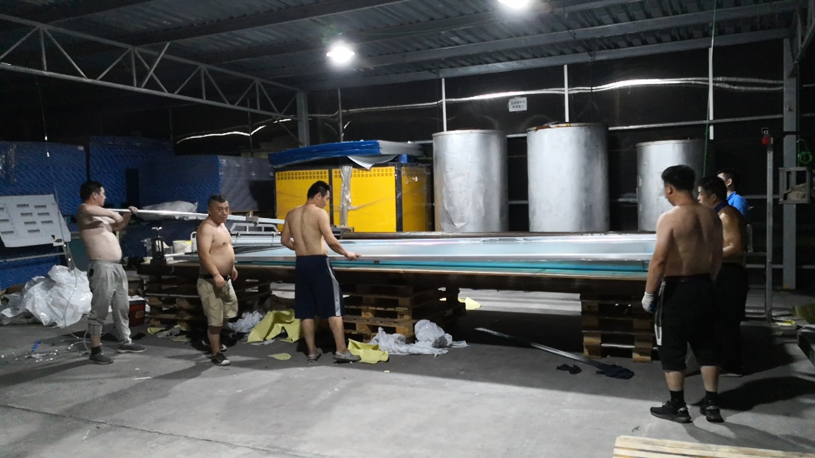 現場絲印大型工程板