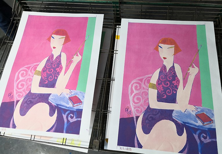 絲印版畫作品23